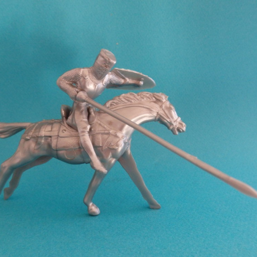 ID6 Chevalier jouteur avec cheval au galop