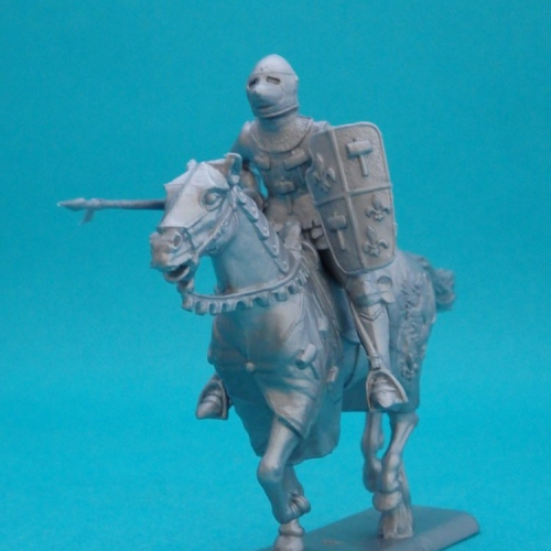6. Chevalier à cheval avec lance.