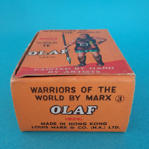 La boîte d'Olaf Made in Hong Kong.
