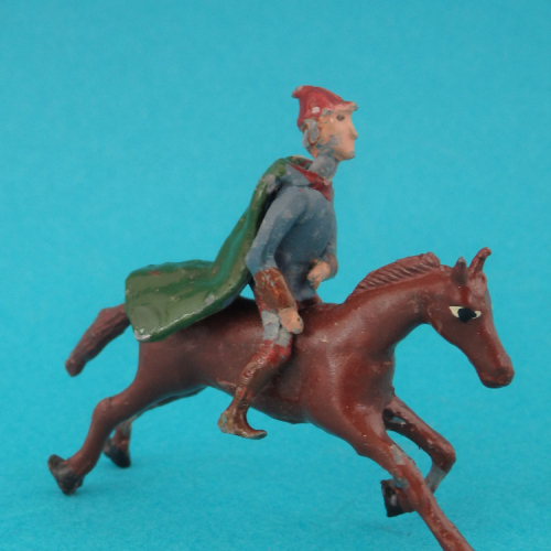 Robin des bois à cheval.