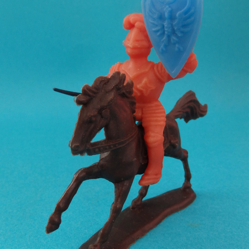MAN17 Cavalier avec deux armes séparables, casque à un plumet.