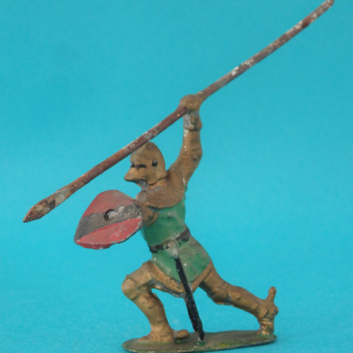 Chevalier avec lance et bouclier (copie Britains).