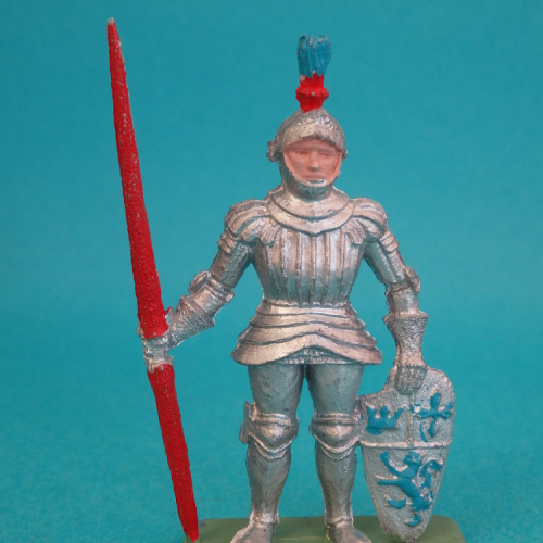 M1 Chevalier avec lance et bouclier.