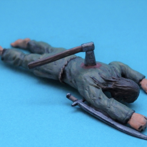 VA018  Victimes saxons morts (2/2 figurines)