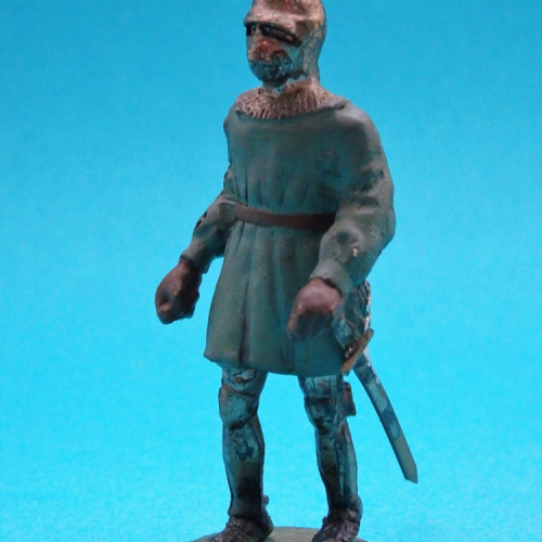 049/5. Soldat français, seconde moitié du XIV siècle.