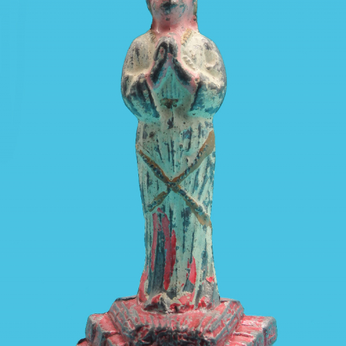 Nr 805 Jeanne d'Arc au bûcher (exemplaire en aluminium).