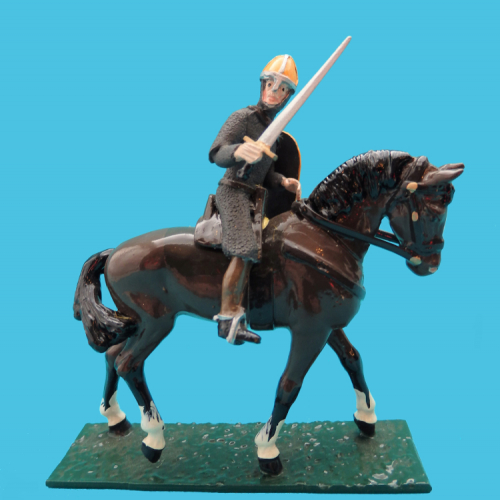 KA01 Cavalier normand avec épée et bouclier.