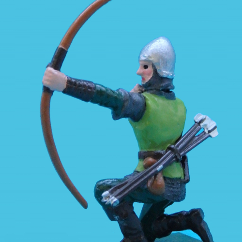 Archer à genoux.