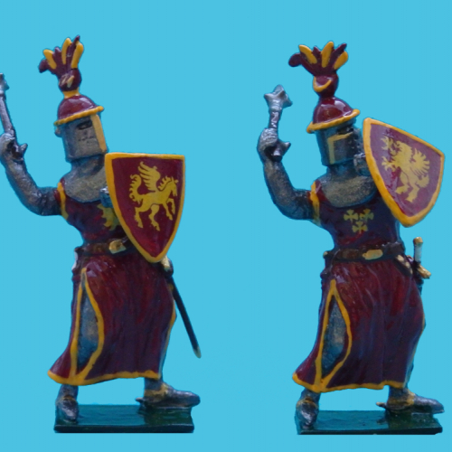 Comparaison entre deux décorations différentes pour une même figurine KA23.