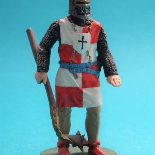 Chevalier teutonique avec fléau d'armes.