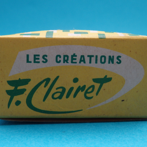 Indication "Les créations F. Clairet".
