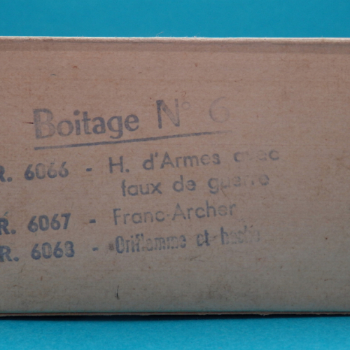 Boîte N°6 verso.