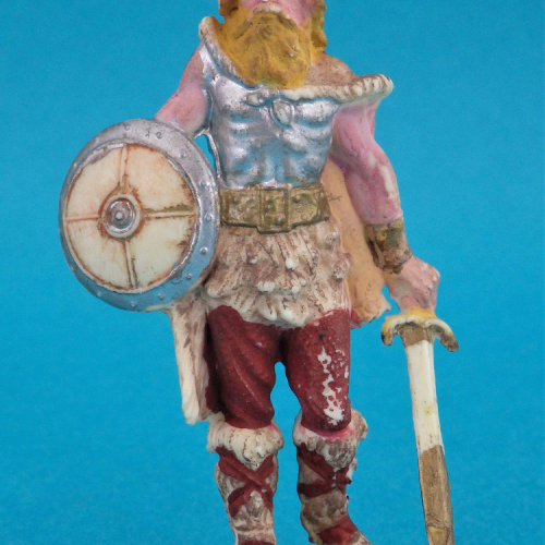 03. Viking avec épée et bouclier (peinture d'origine).