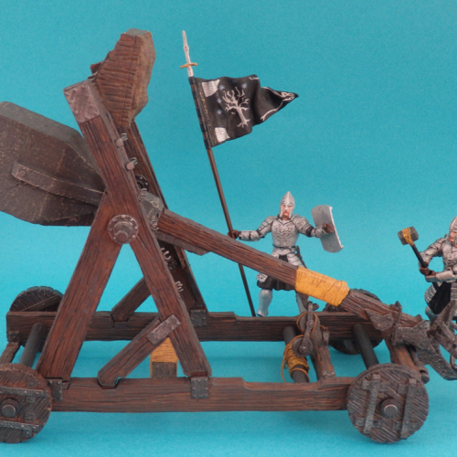 Gondorian Catapult (catapulte) + 2 Gondorian Soldiers.