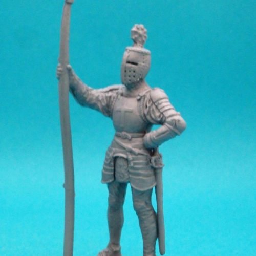 003. Chevalier de faction avec lance.