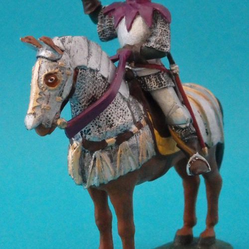 SJ-09a Trompette sur cheval bardé (type I) - (XVe siècle).