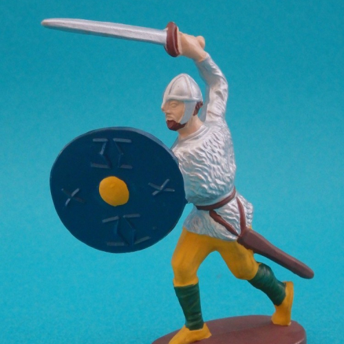2. Viking avec épée et bouclier.