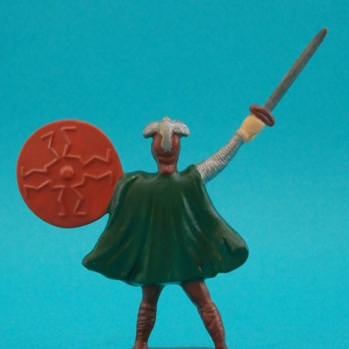 1. Chef viking avec épée et bouclier.