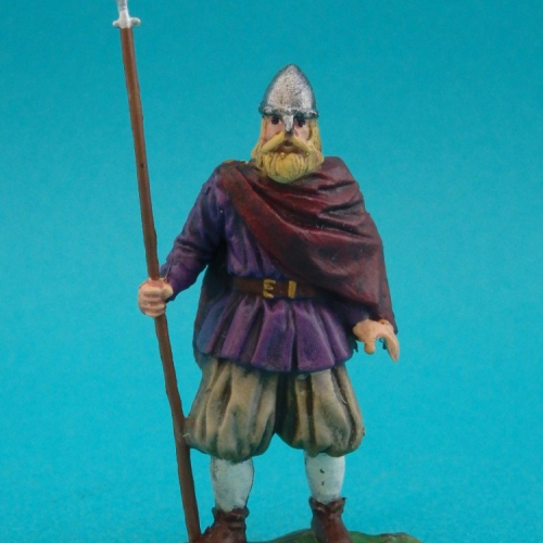 12. Viking de faction avec lance.