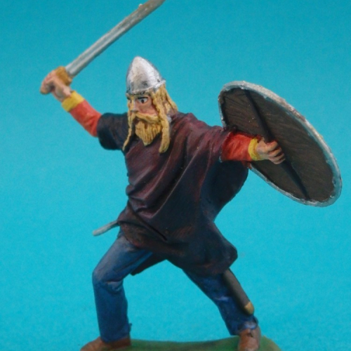 1. Viking avec épée et bouclier.