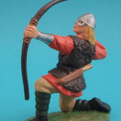 16. Archer viking à genoux.
