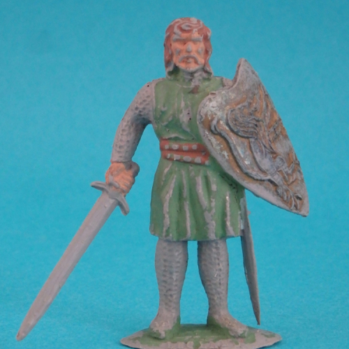 KN20 Chevalier avec épé et bouclier qui représente le roi Arthur.