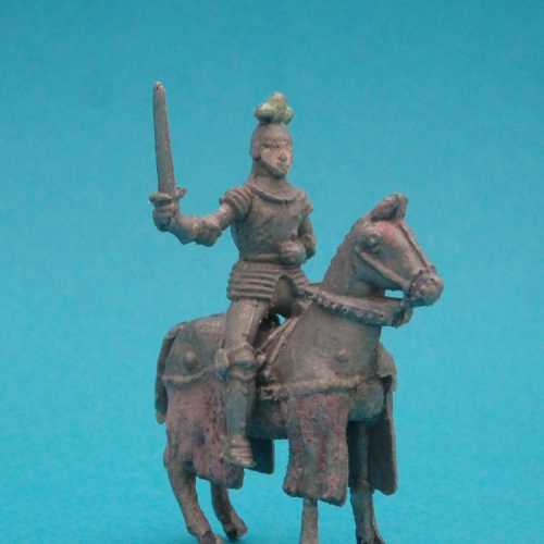 3. Chevalier avec épée sur cheval au repos - 40 mm.
