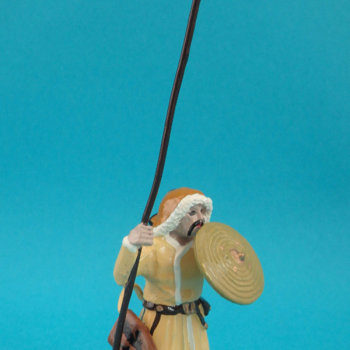 Mongol fantassin léger avec lance.