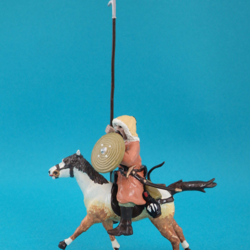 Mongol cavalier léger avec lance.