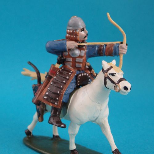 Mongol cavalier lourd tirant à l'arc.