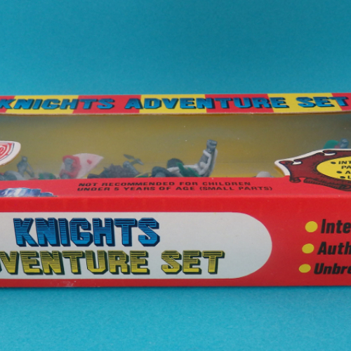 Knights Adventure Set - Copies Transogram made in Hong Kong.