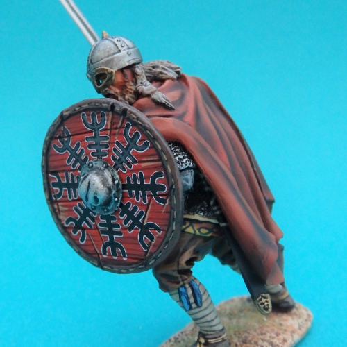 VIK004 Viking avec épée et bouclier.