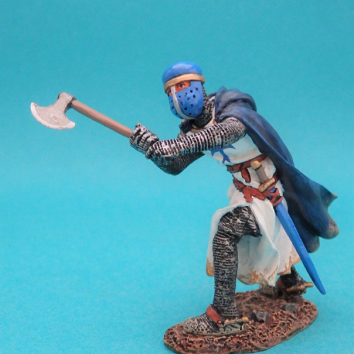 MK161 Le chevalier Bleu avec hache.