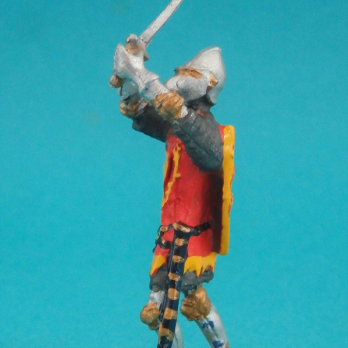 WS13 Sir Richard Talbot attaquant avec épée à deux mains.