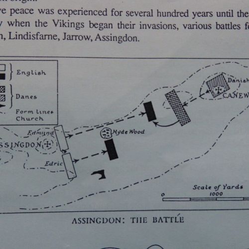 Schéma de la bataille d’Assingdon.