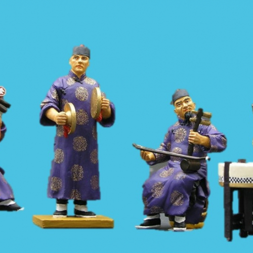 IC007 The Musician set / Le set des musiciens (4 figurines).