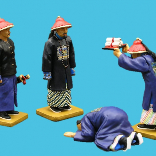 IC010 Mandarin Set / Le set de mandarins (4 figurines).