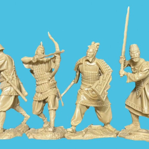 Set complet des guerriers chinois.