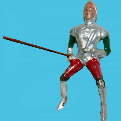 RF14 Cavalier avec lance pointée (photo extraite du http://soldatplastique-1-32.forumgratuit.org/).