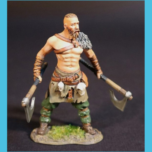 VIK008 Berserker avec deux haches.