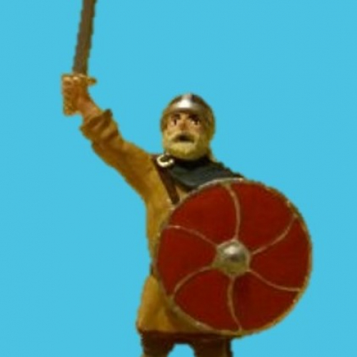 VM-01 Viking avec épée et bouclier.