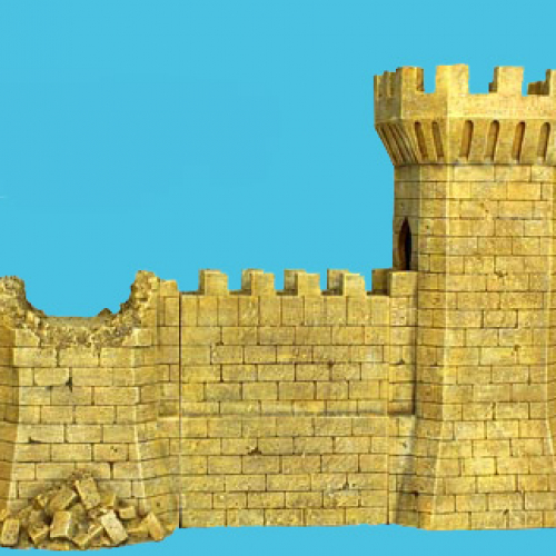 Les murs de Saint Jean d'Acre.