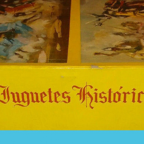 Côté gauche de la boîte "Juguetes Historicos".