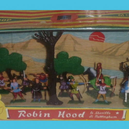 Boîte avec l'ensemble de la série Robin des bois.