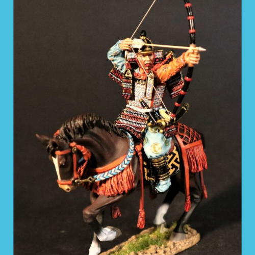GMP015M  Archer samouraï à cheval (clan Minamoto).
