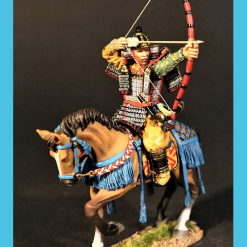 GMP015T  Archer samouraï à cheval (clan Taira).