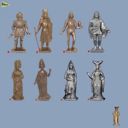 Photo de 8 des 10 figurines extraite du site www.mokarex.fr avec l’autorisation de G. Oubreyrie.