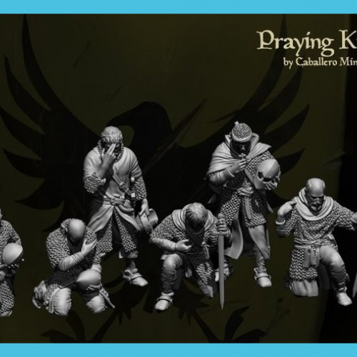 Les chevaliers priant (6 figurines).
